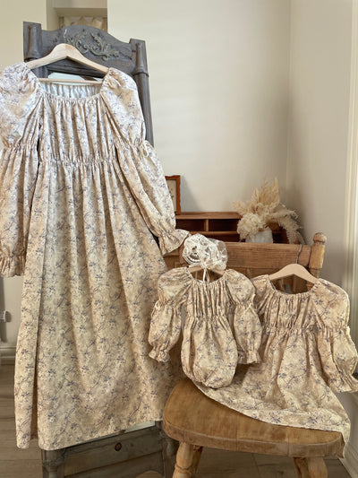 Misty Eyelet Dress _Beige