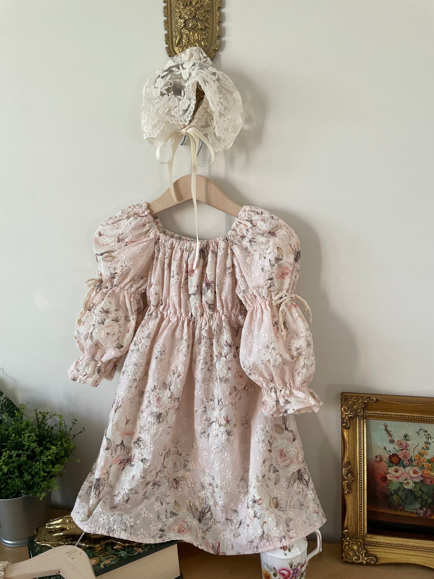 Misty Eyelet Dress _Pink