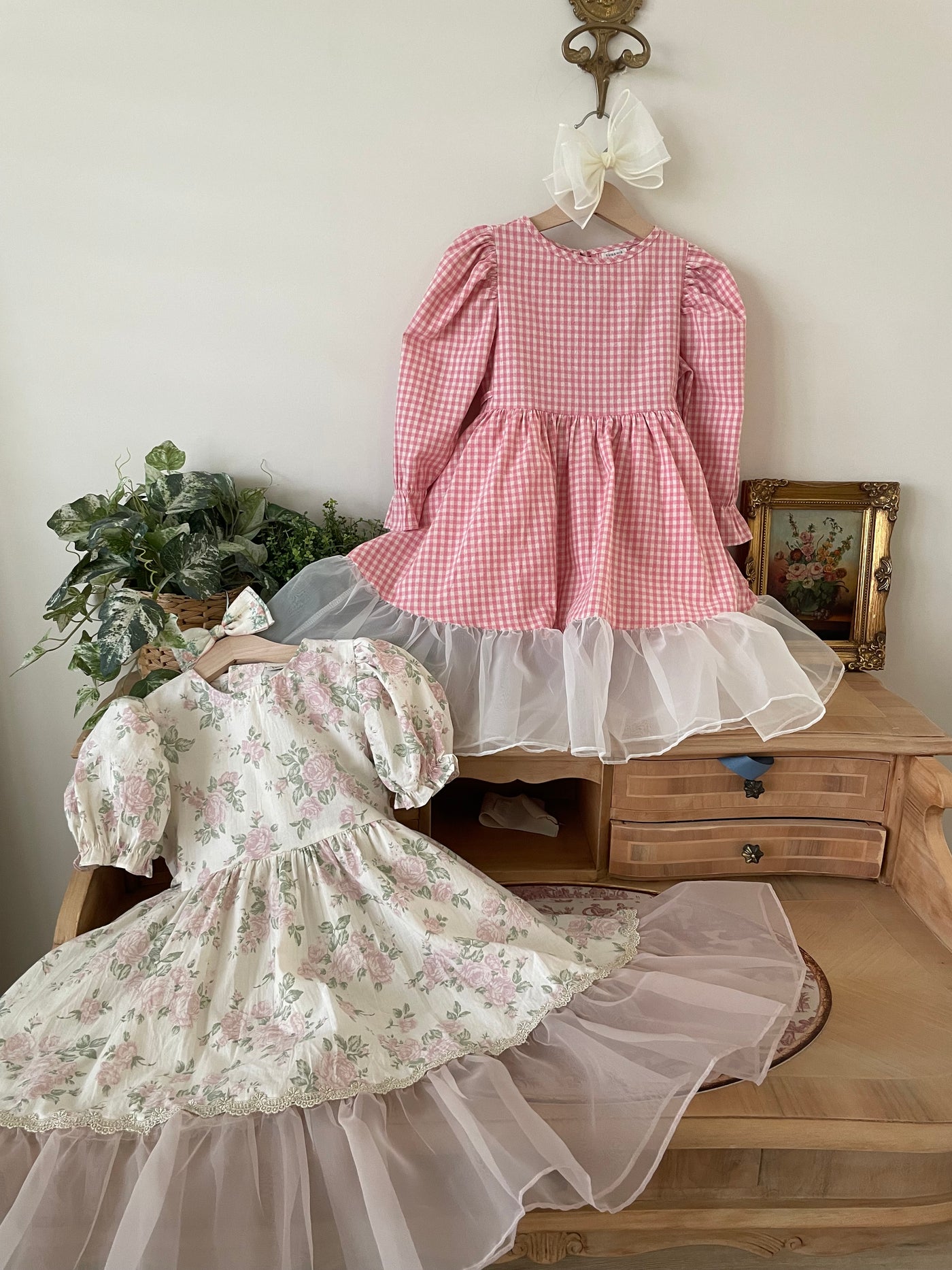 Nana Check Dress