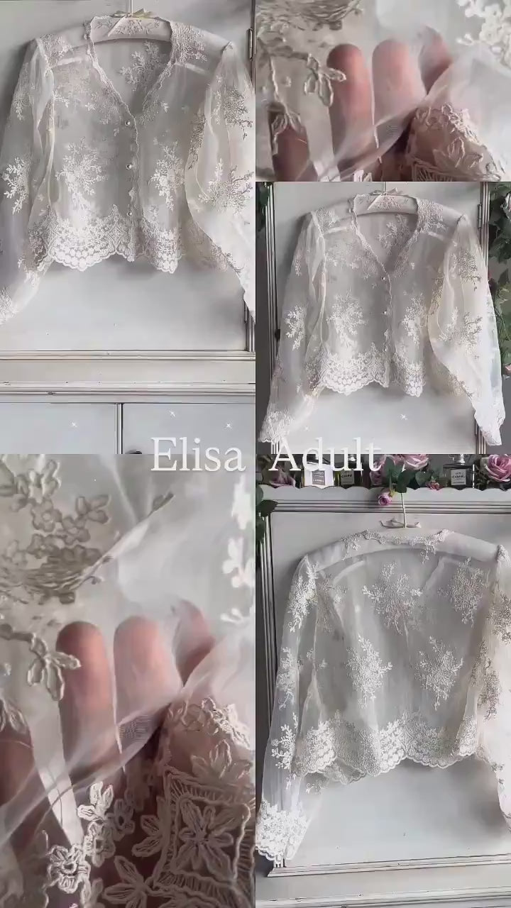 Lace Elegance Adult Cardigan