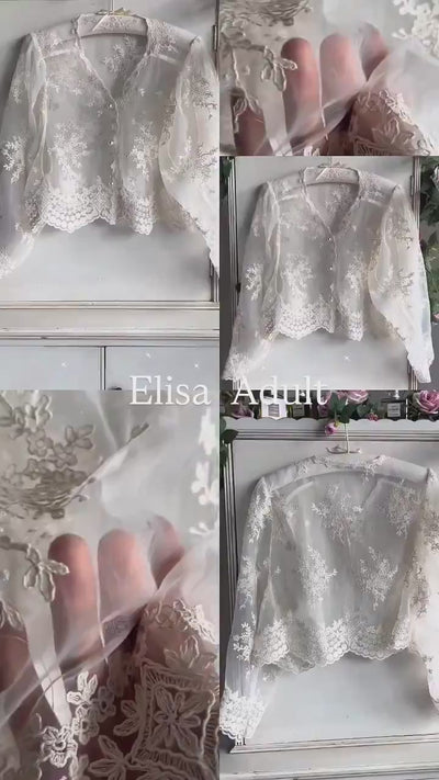 Lace Elegance Adult Cardigan