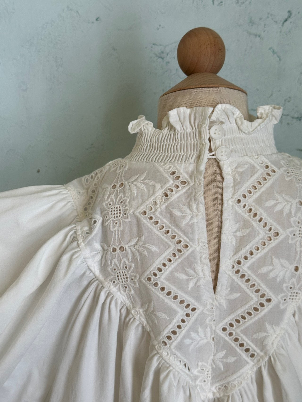 Vanessa Lace Romper_ Ivory