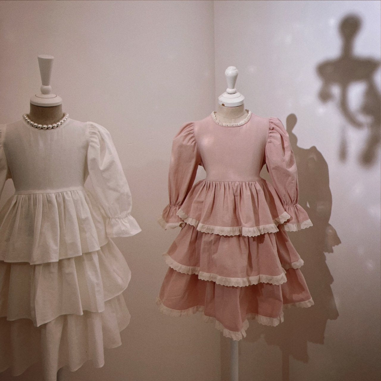 Ariel Ruffle Dress _Pink