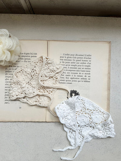 Handmade Crochet Scalf Flower Stitch_2colors