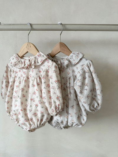 Monbebe Elder Floral Romper_ 2 Colors