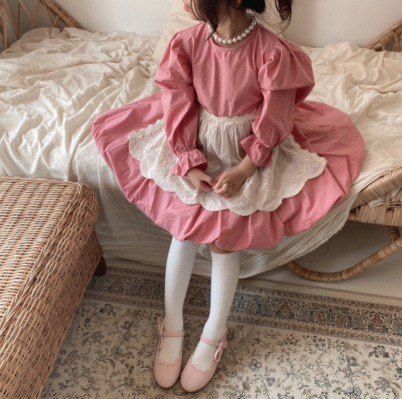 Pepe Mini Balloon Dress_Pink
