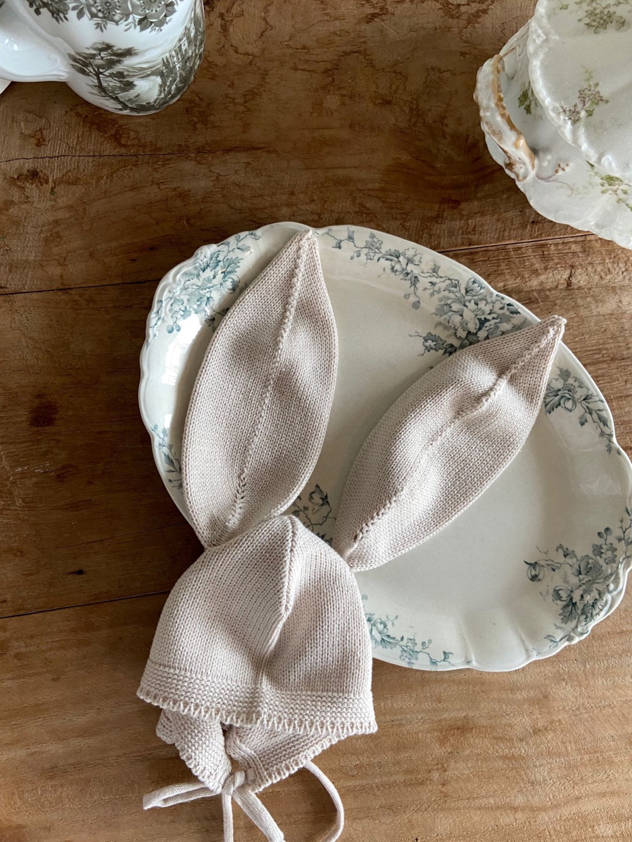Bunny Knit Bonnet _2 Colors