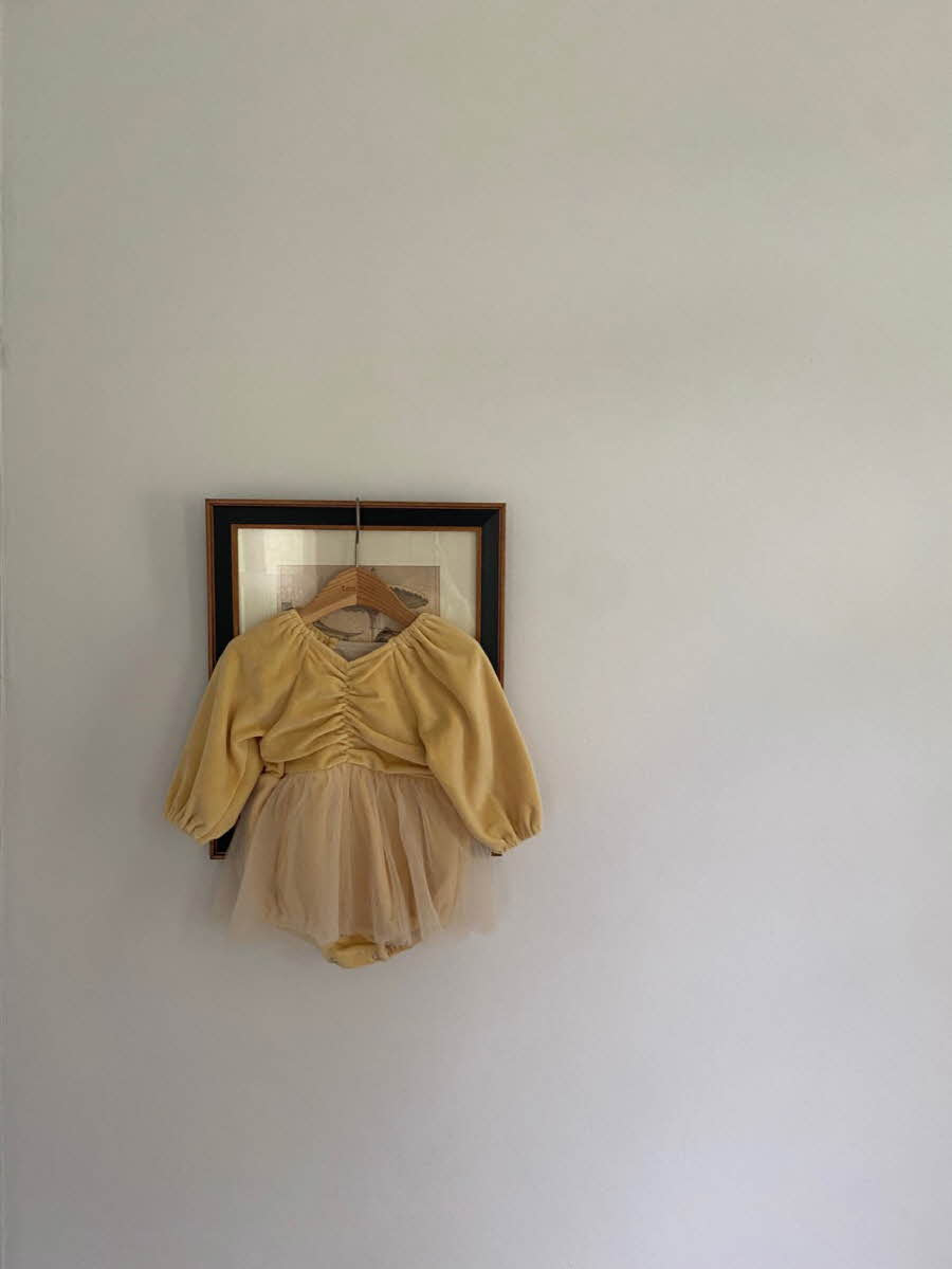Sophie Ballet Tutu Romper_Yellow